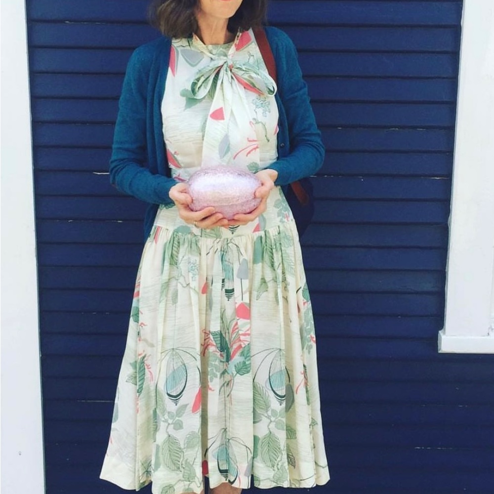 Beautiful Vintage Lilli Ann Tropical Dress